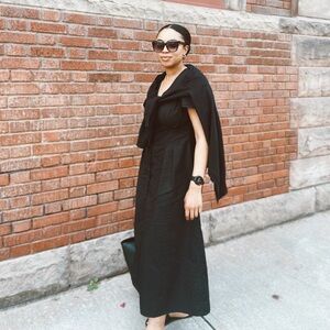 Zara Black Maxi Sleeveless Sundress- Casual Maxi Dress size XL